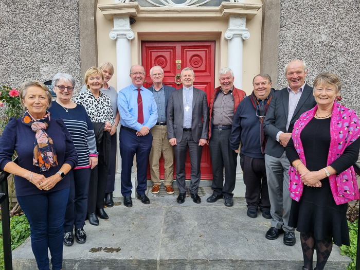 Seen at the meeting of Diocesan Primary School Advisors are; (l to r.) Brid O Callaghan, Catriona Ui Shuileabhain, Phil Deasy, Regina O'Sullivan (Diocesan Education Secretariat), Br. Martin Kenneally,  Eddie Moloney, Bishop Fintan Gavin, TJ Coakley, Jim Daly, (Primary Religious Education Coordinator), Con McCarthy and AnnMarie Barry.
