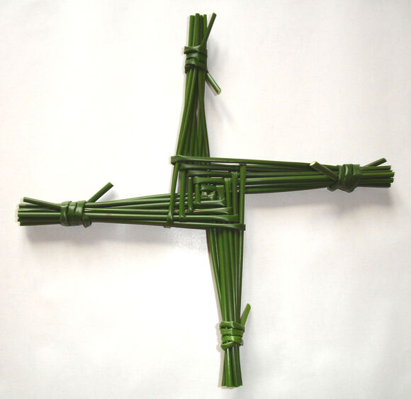 St. Brigid's Cross. (Photo by Culnacreann, Wikipedia Creative Commons.)