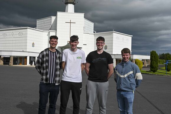 Stephen Berard, Lewis Crowley, Cillian Ó'Cróinín and Fionn Collins