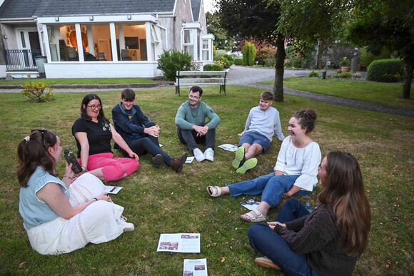 Jubilee of Youth Pilgrims reflecting on their Rome pilgrimage experience DSC 6120