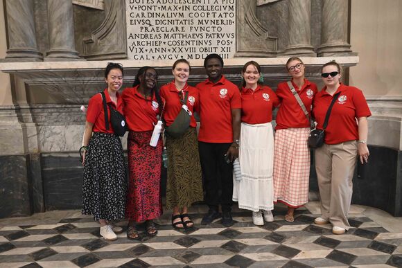 Cork and Ross Pilgrims after entering through the Holy Door at the St John Lateran Basilica